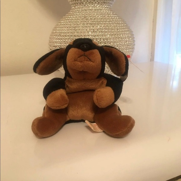🆕 Ty Beanie Babies Doby the Doberman Pinscher 1996, RARE With Errors, NWT - Picture 5 of 7